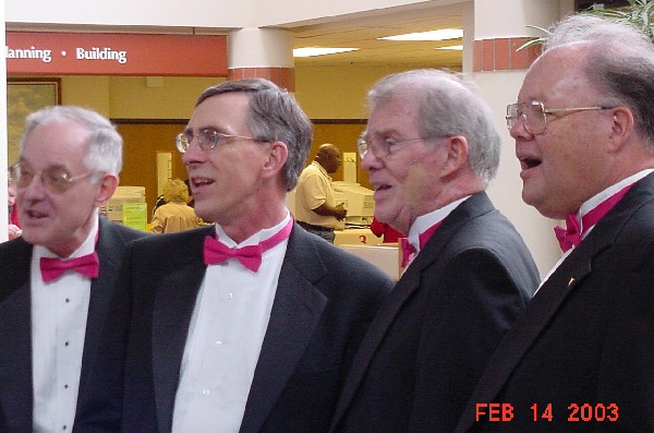 We sang their hearts out!